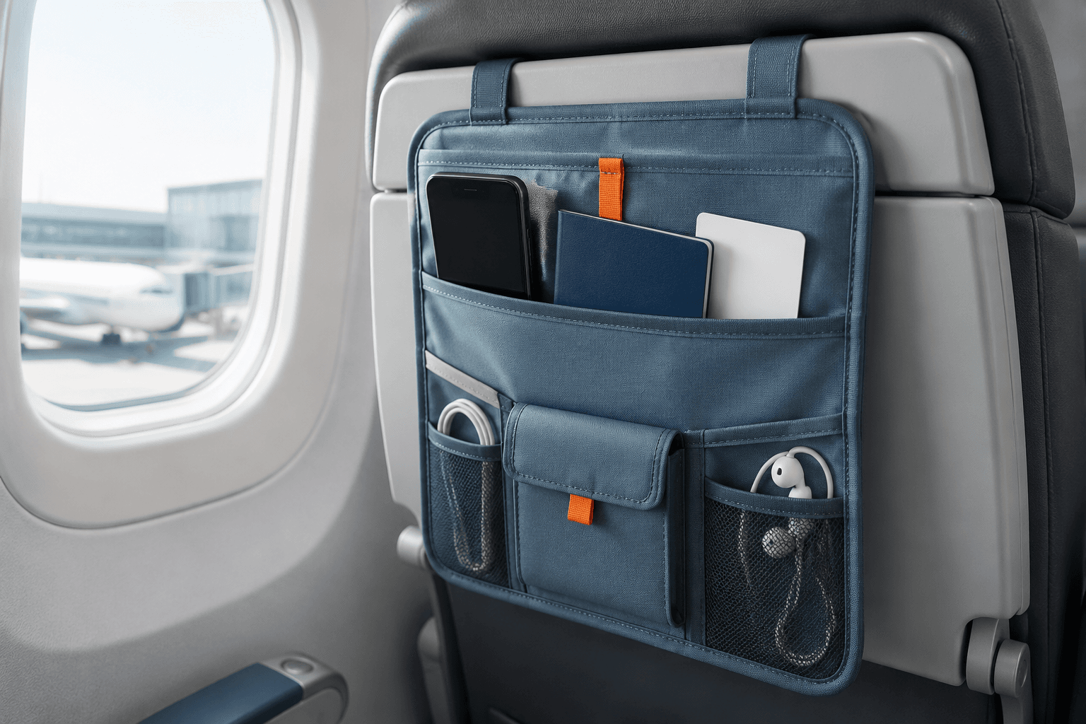 Sutcliffeph travel organisers in use during a calm, well-packed journey